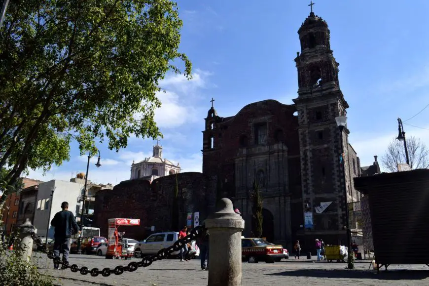 Plaza e iglesia de Santa Catarina Centro Histórico CDMX
