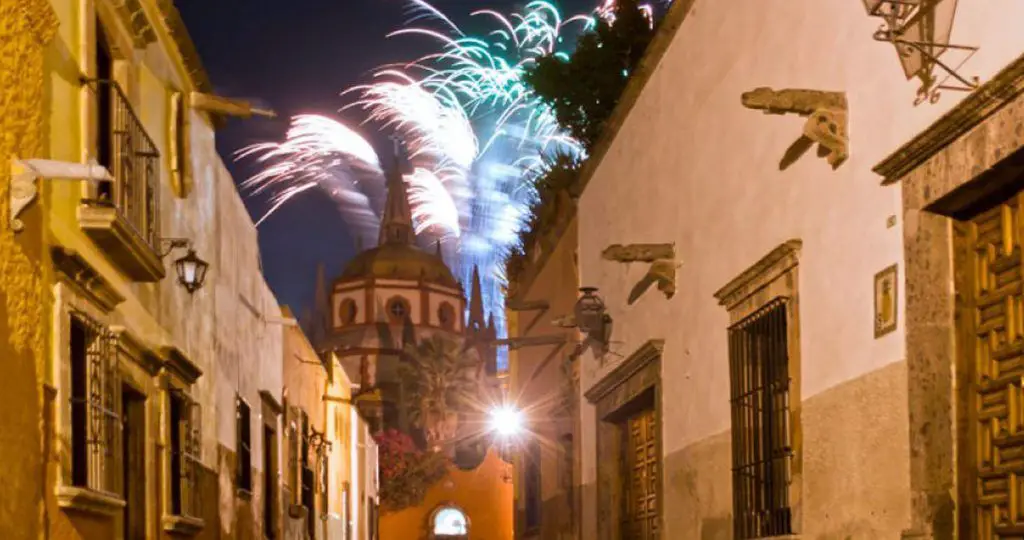 Año nuevo en San Miguel de Allende