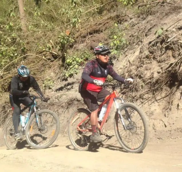 Rodada ciclista al paraje secreto de la monarca en Atlautla, Edomex