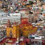 La ciudad de Guanajuato desde el aire