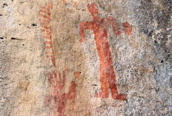 Pinturas rupestres en la nueva zona arqueológica de Guanajuato