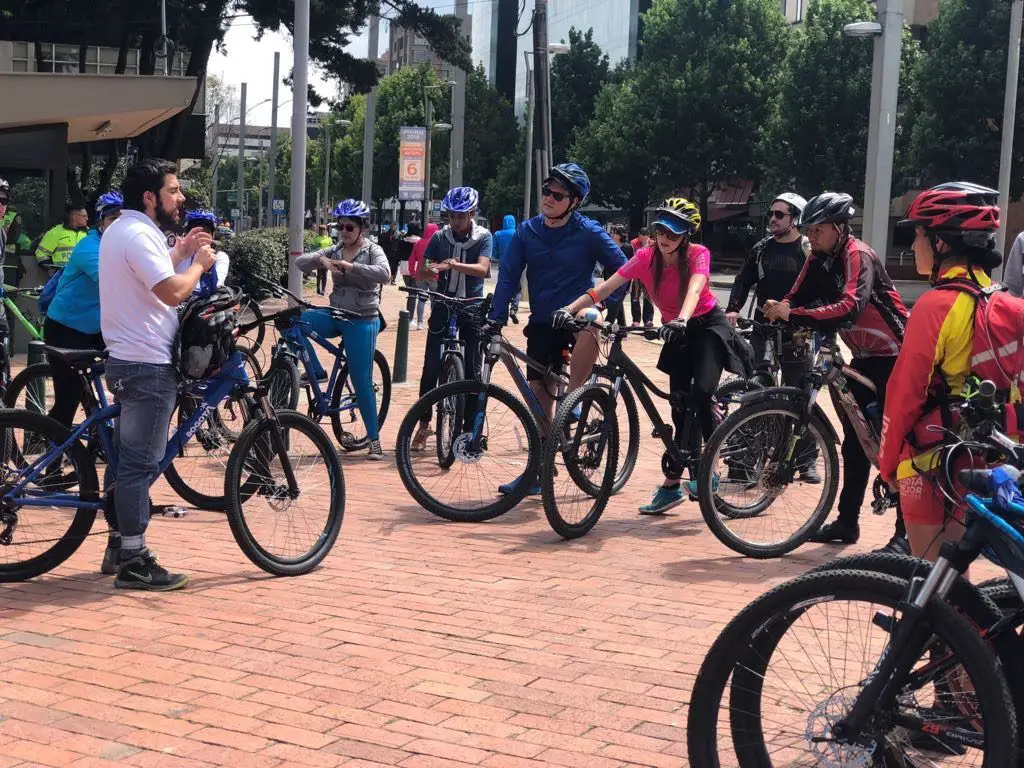 Nueva ruta turística en bici por Bogotá