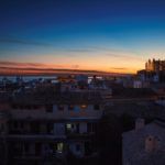 Vista del centro histórico de Palma desde uno de los hoteles en Mallorca