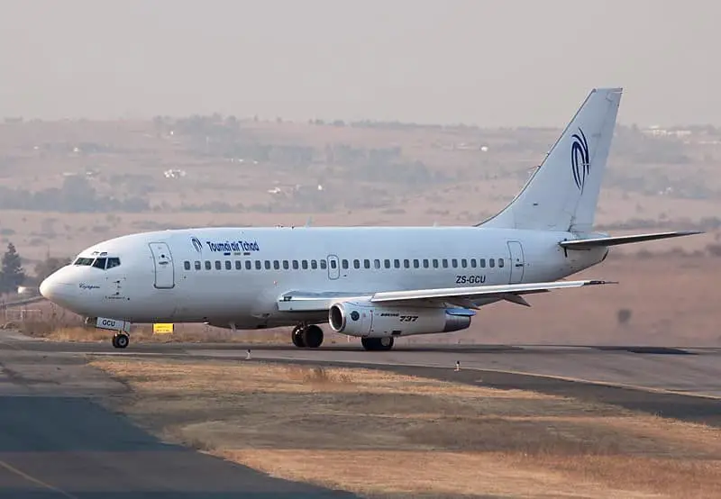 Avión de Toumai Air Tchad parte de la historia de la aviación en Chad