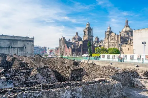 templo mayor y catedral de la ciudad de méxico