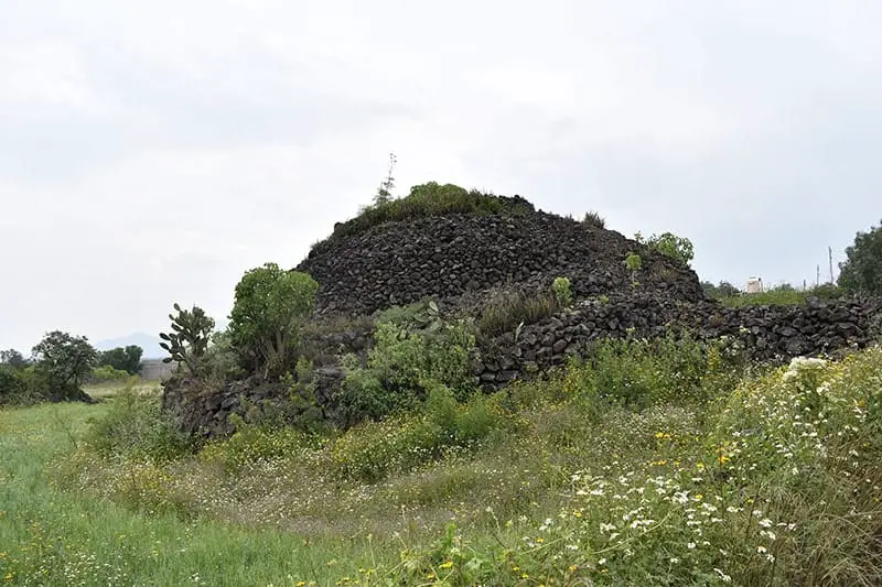 Noxcalco una de las zonas arqueológicas de Milpa Alta