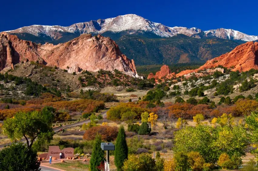Montañas Rocallosas en Colorado Springs