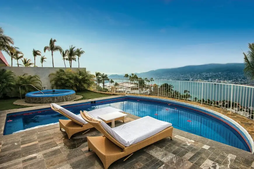 Vista del Hotel Las Brisas en Acapulco