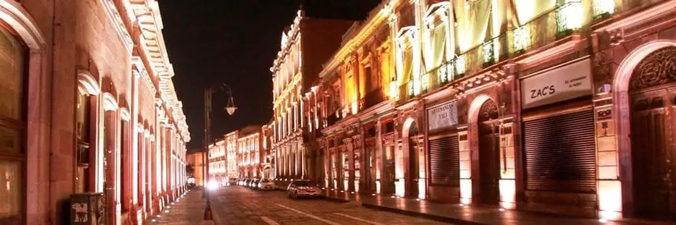 Iluminación del Centro Histórico de Zacatecas