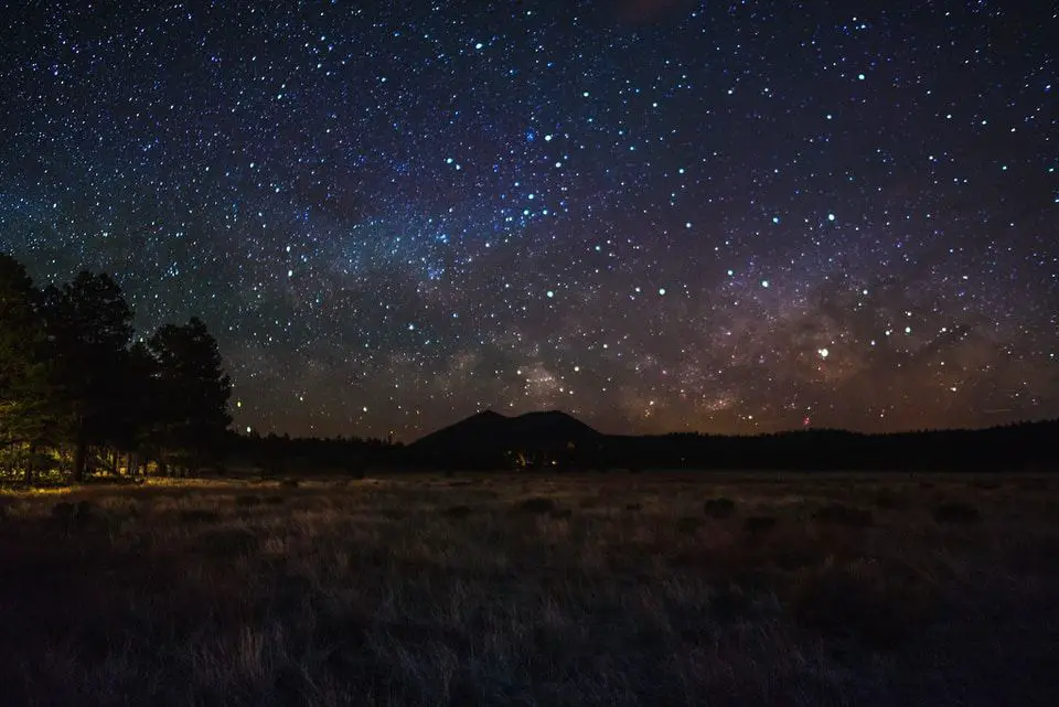 Cielo estrellado en Arizona destino de astroturismo
