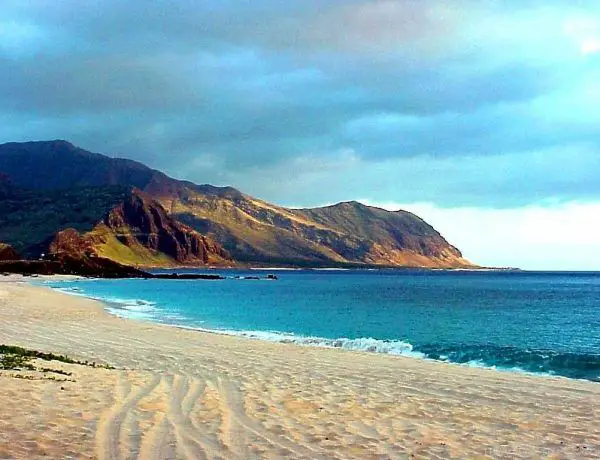 Playas de Hawái en la isla de Ni'ihau