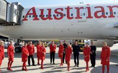 Empleados de Austrian Airlines