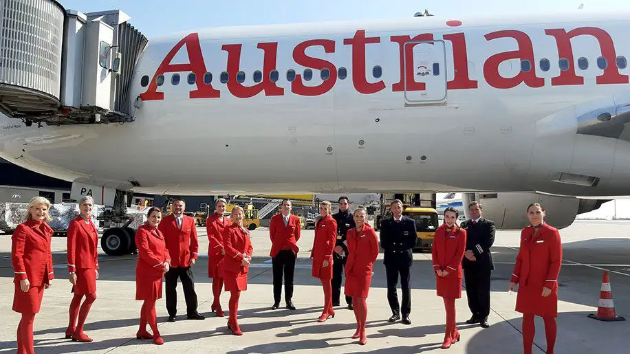 Empleados de Austrian Airlines