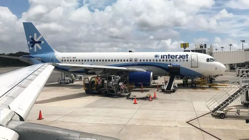 Avión de Interjet