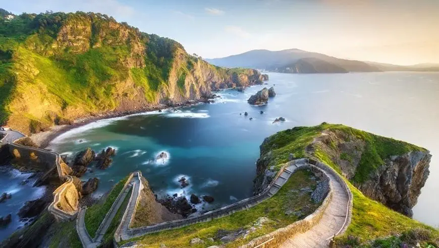 Vista de la Reserva de Urdaibai en Vizcaya