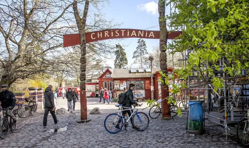 Entrada a la ciudad libre de Christiania