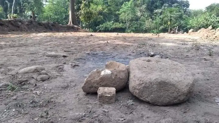 Destrucción de la zona arqueológica de Izapa en Tuxtla Chico Chiapas