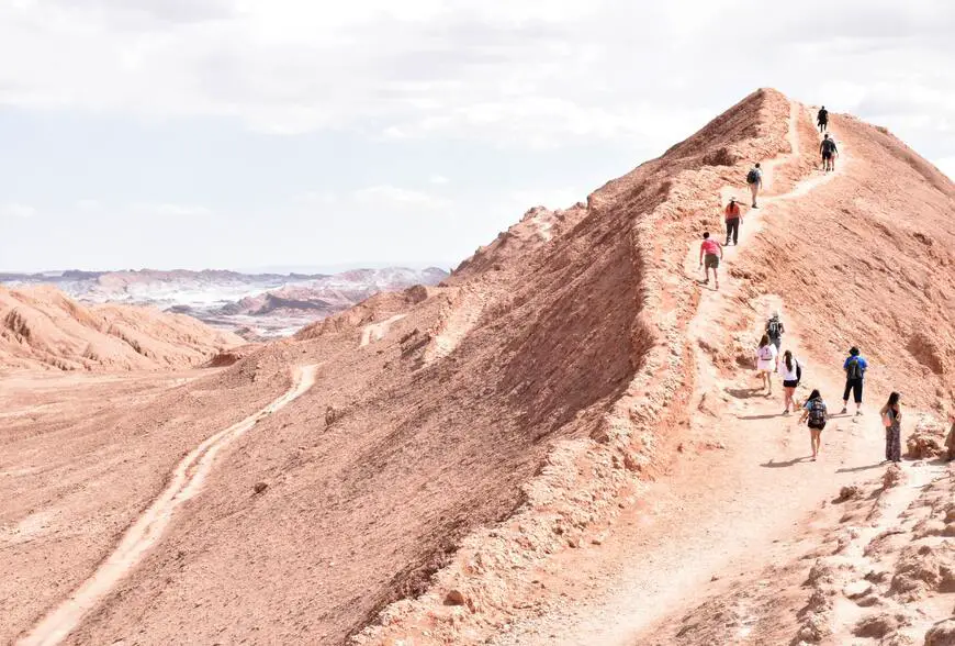 Senderismo en el desierto de Atacama