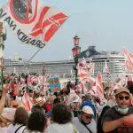 Protesta contra los cruceros en Venecia