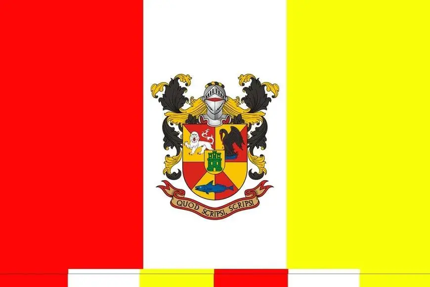República de Rino Island Bandera