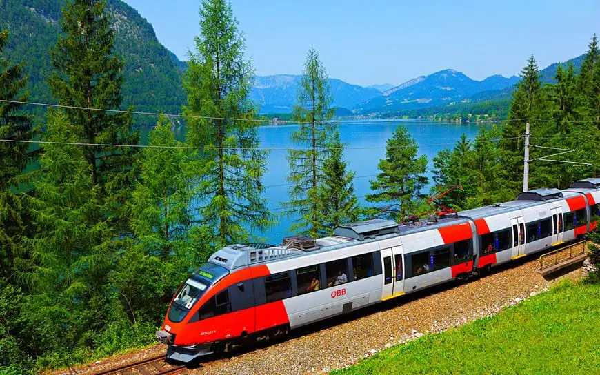 Servicio de trenes en Austria