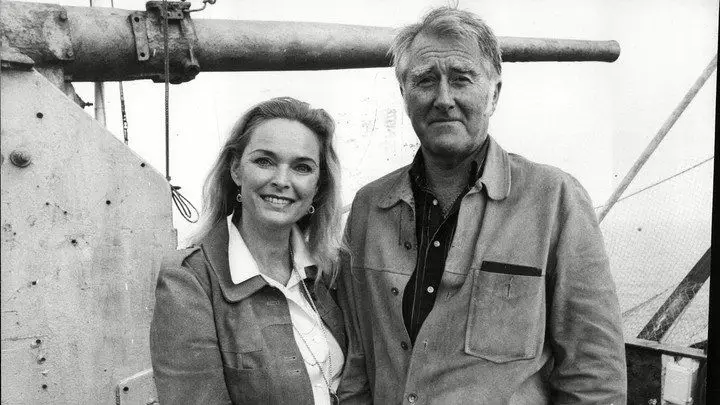 Roy Bates fundador de Sealand con su esposa Joan