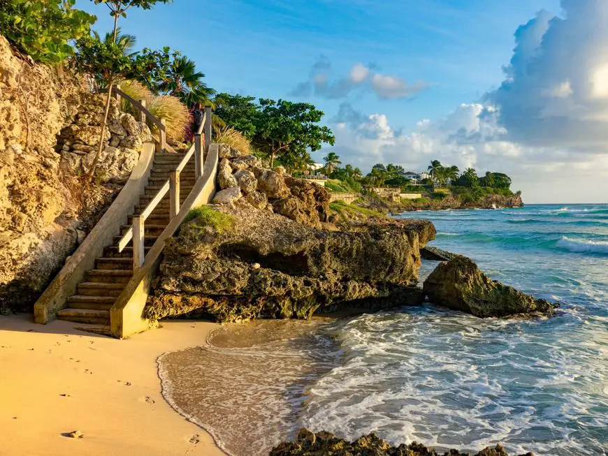 Playas del Caribe en la isla de Barbados