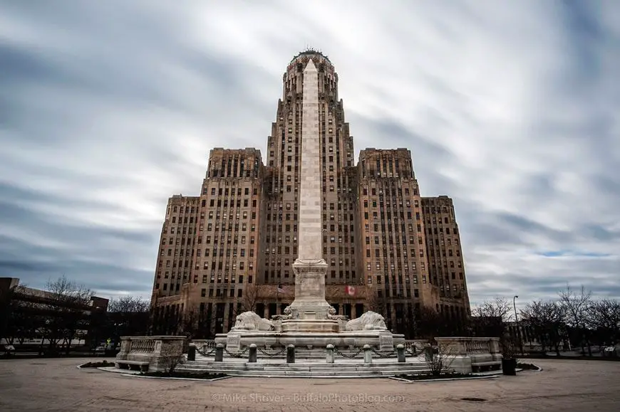 City Hall de la ciudad de Buffalo en Nueva York, locación de el callejón de las almas perdidas