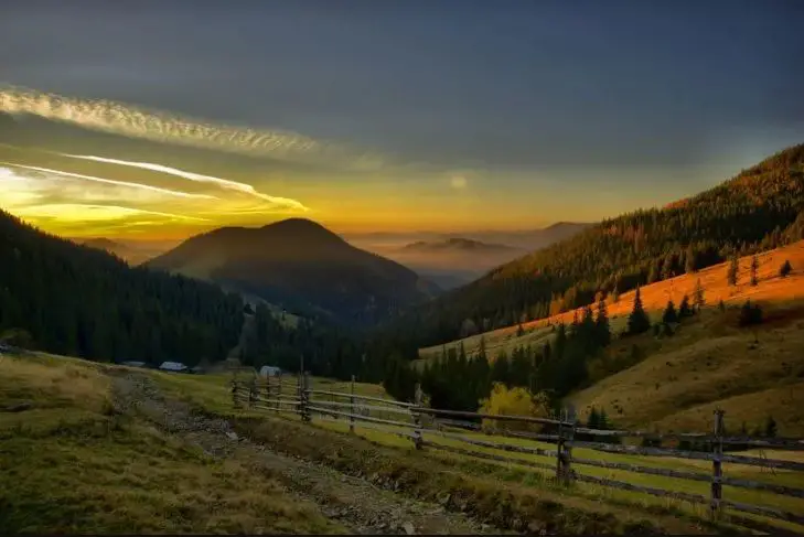 Panorámica de los Cárpatos ucranianos