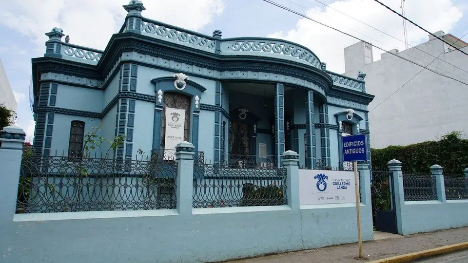 Dachada de la Casa Museo Guillermo Landa en Huatusco, Veracruz