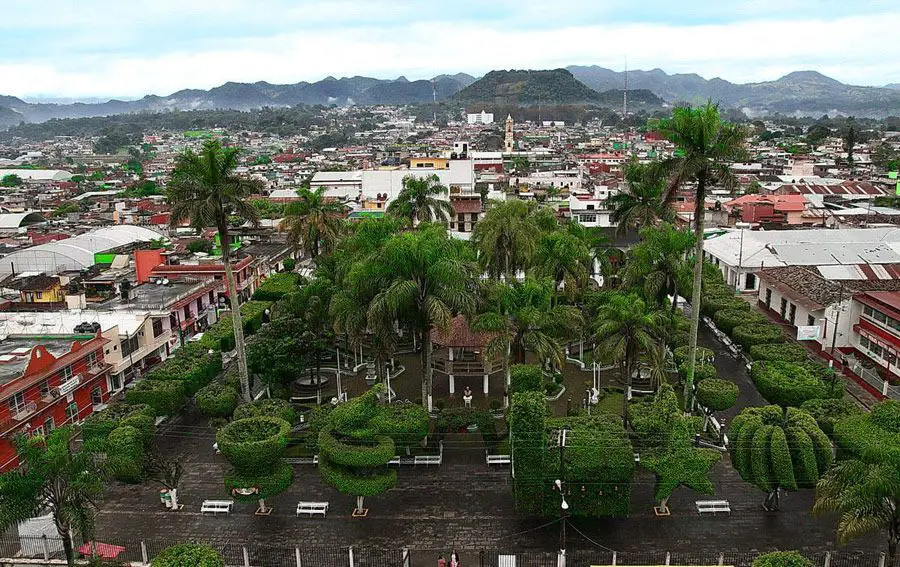 Vista de Huatusco, Veracruz Plaza Ignacio Zaragoza