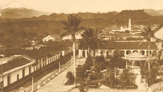 Postal de Huatusco antiguo